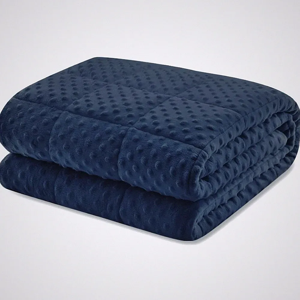 Breathable Soft Weighted Throw Blanket Heavy Blanket with Premium Glass Beads