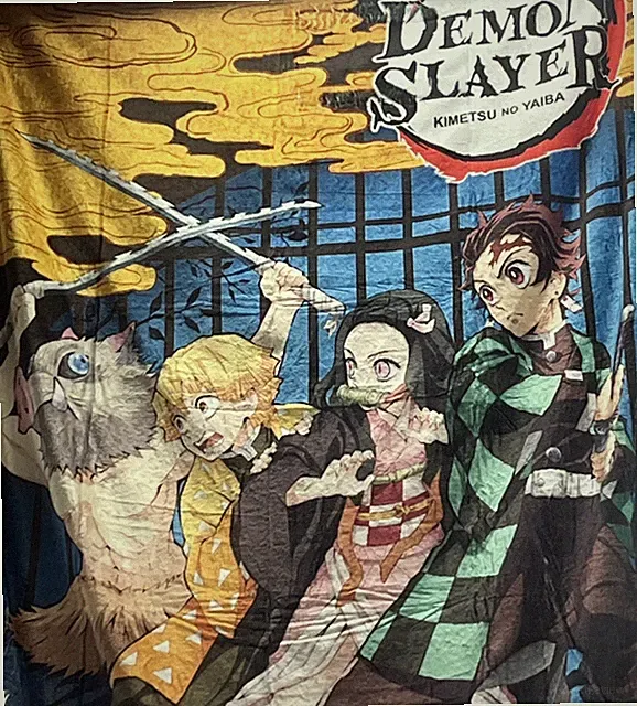 Demon Slayer 36 X 51 Inch Throw Blanket Cover Soft Bedding Gift Decor
