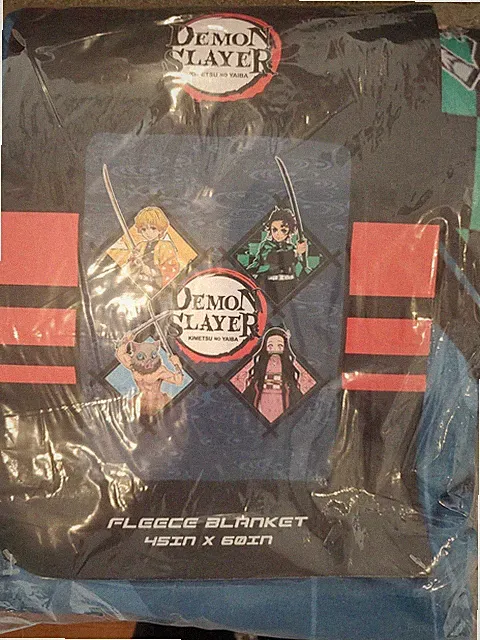 Demon Slayer Fleece Blanket 45x60 NWT