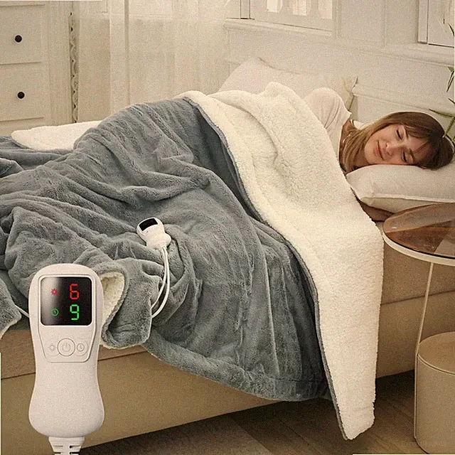 Electric Blanket Full Size 72"x84", 9 Heating Levels, Soft Flannel | Cozy