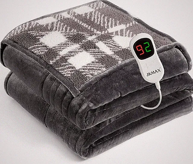 Heated Electric Blanket Full Size 72"x84" Flannel 10 Levels Over-Heat Protection