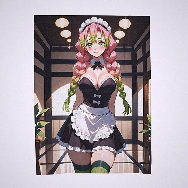 Mitsuri Kanroji Demon Slayer Cozy Throw Fleece Blanket 8