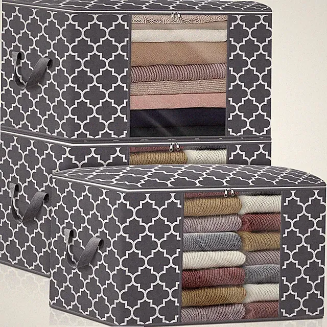 Storage Bags Large Blanket Clothes Organization and Containers for Bedding